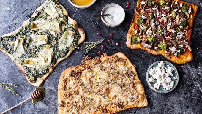 3 awesome flatbreads