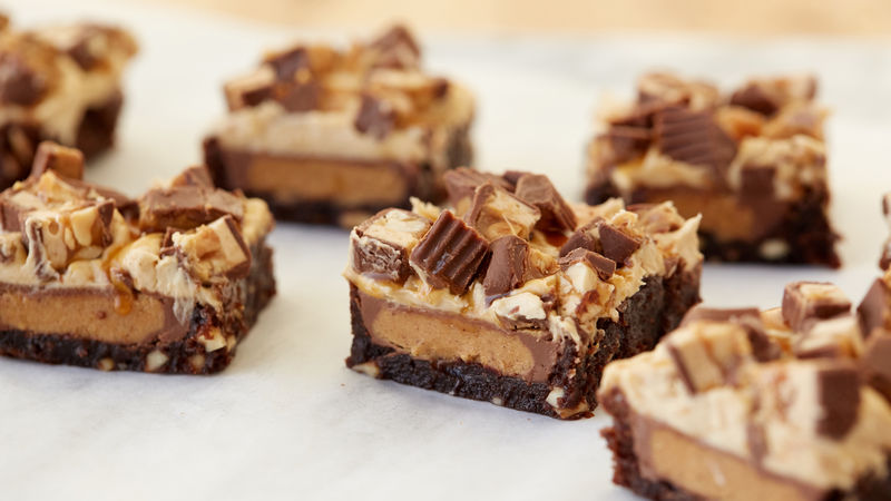 Peanut Butter Cup Snickers™ Brownies