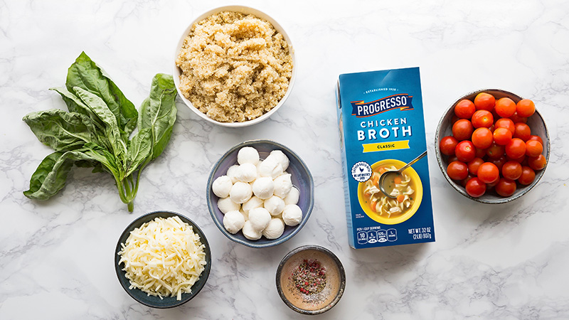 Caprese Quinoa Bake Ingredients
