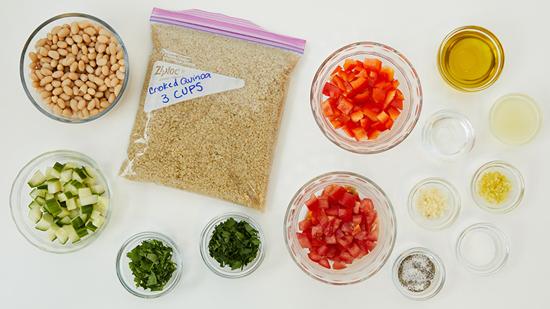 Garden-Fresh Lemon Quinoa Salad Ingredients