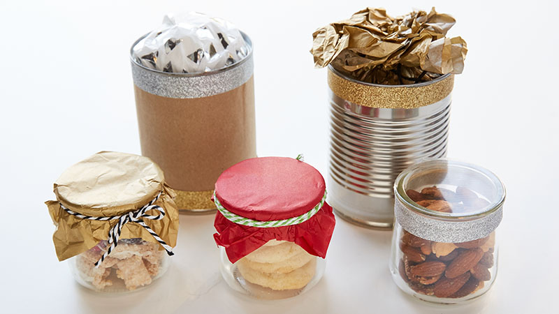 Wrapped jars