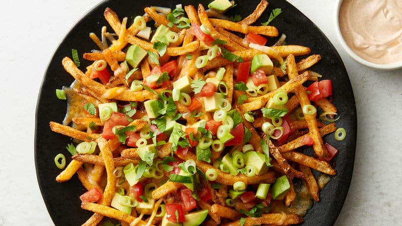 Air Fryer Loaded Taco Fries