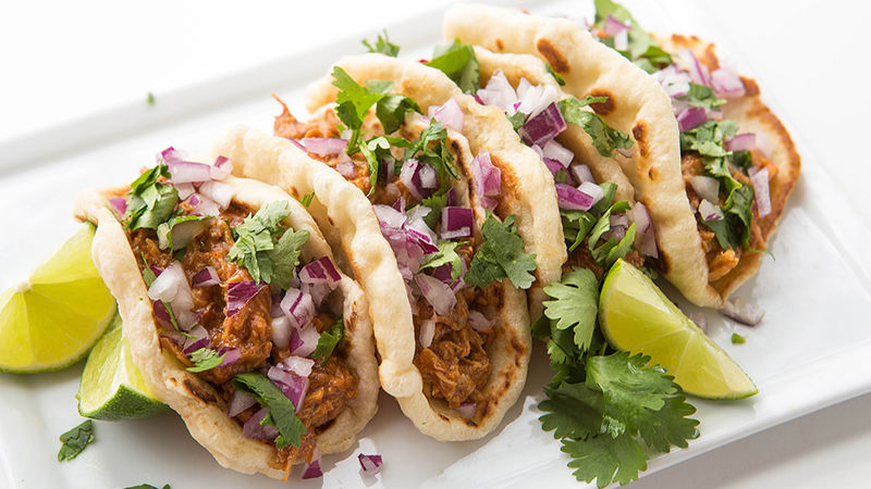 Slow-Cooker Chicken Mini Gorditas