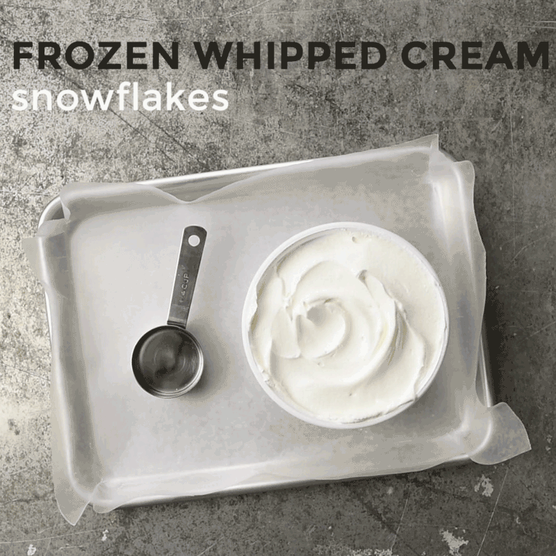 Frozen Whipped Cream