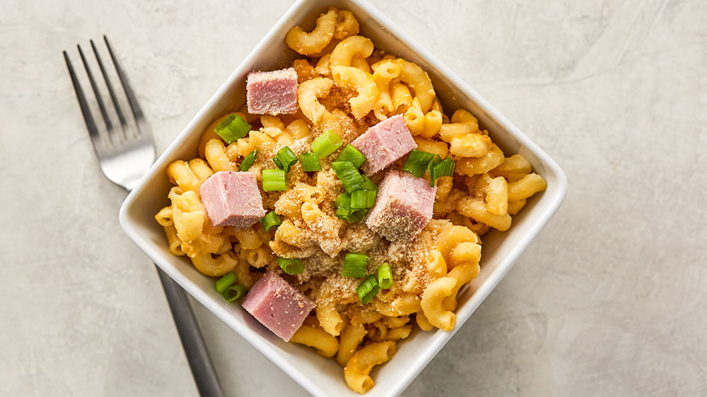 ham mac and cheese