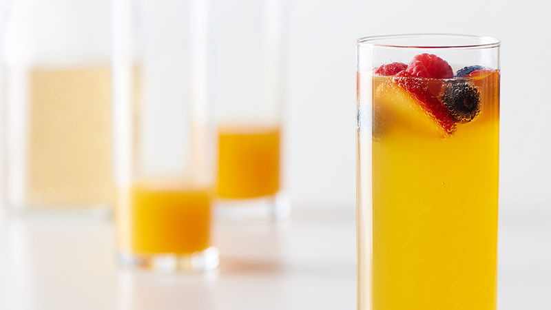 Peach Bellini Mocktails