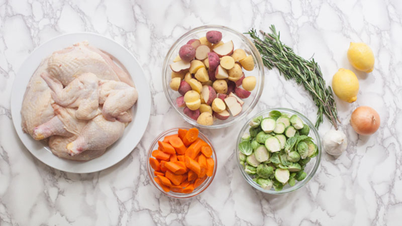 Sheet Pan Lemon Chicken