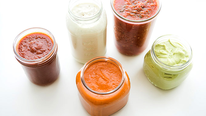 five blender sauces