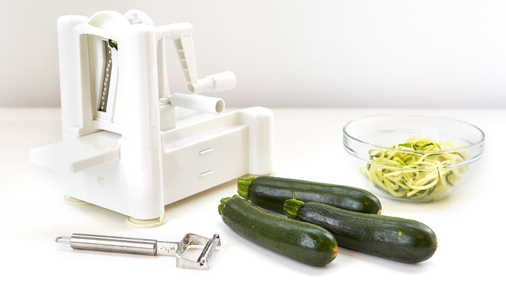 Spiralizer, zucchini, julienne peeler, zoodles