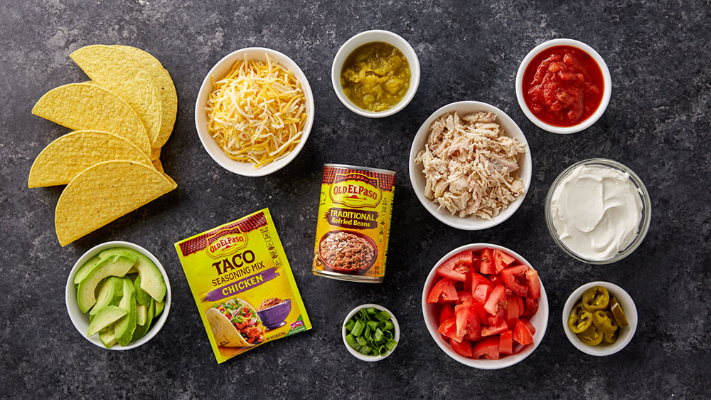 ingredients for turkey tacos