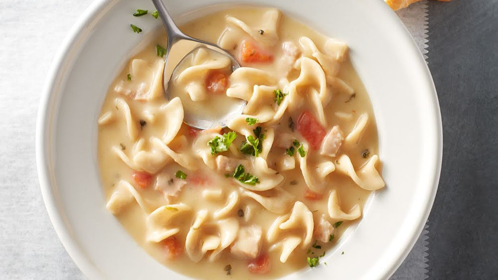 creamy chicken noodle soup