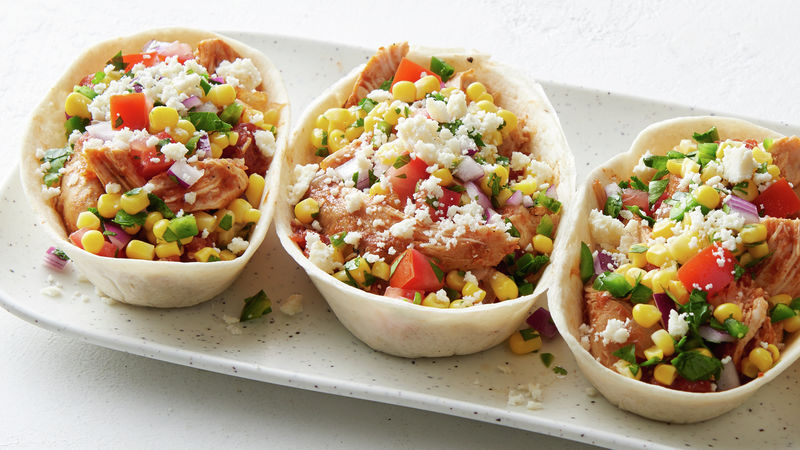 Slow Cooker Chipotle Chicken Taco Bowls