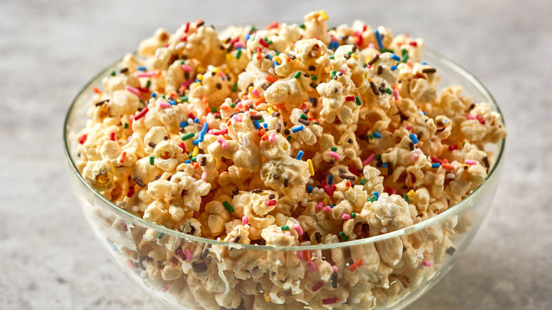 birthday cake popcorn