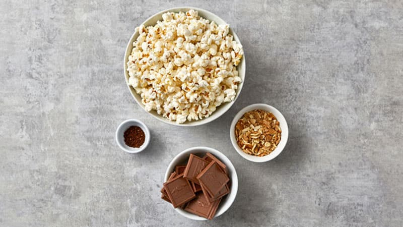 chocolate peanut butter popcorn