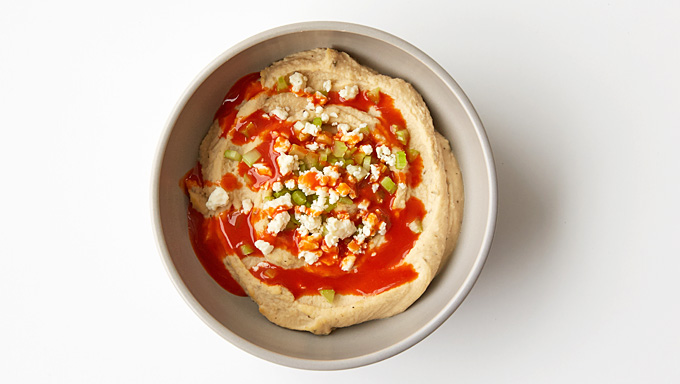 Buffalo Hummus Dip