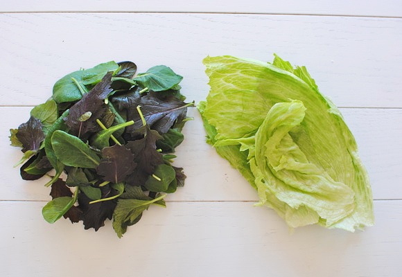 Eat Field Greens Instead of Iceberg