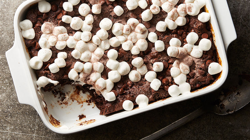 Hot Chocolate Dump Cake