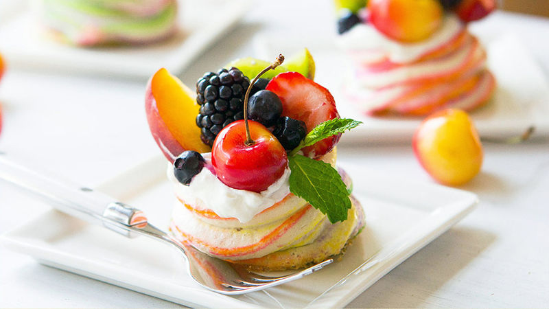 meringue fruit cups