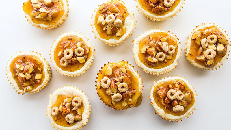mini honey nut cheerios cheesecakes