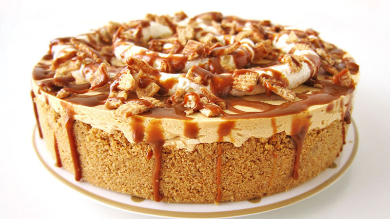 No-Bake Dulce de Leche Cheesecake