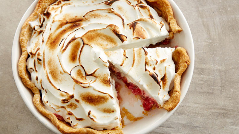 rhubarb meringue pie