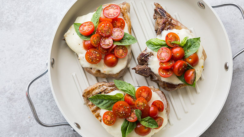 Caprese Pork Chops