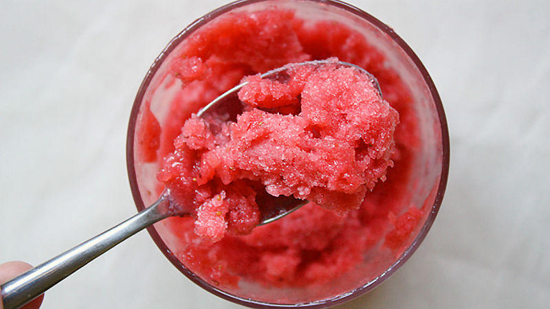 Strawberry Granitas