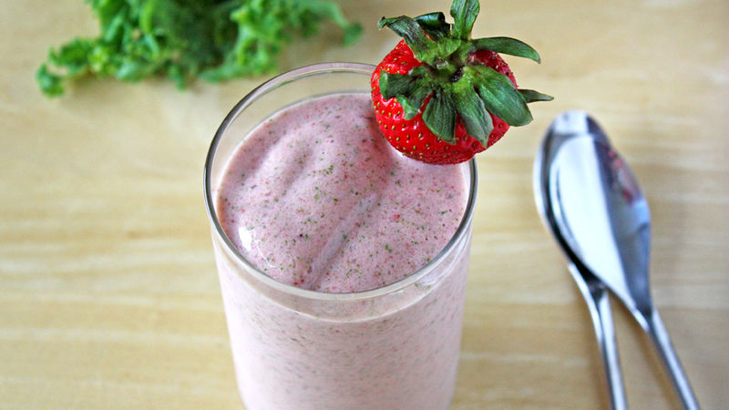 strawberry kale smoothie