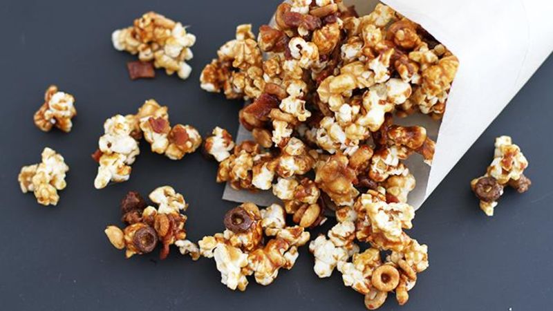 chocolate caramel bacon popcorn